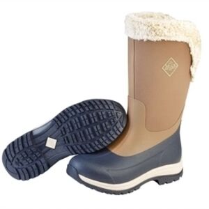 Used Original Muck Women's Artic Apres Slip On Sherpa Lined Tall Boots| Tan|  7